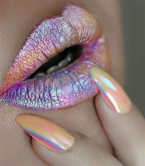 white iridescent lipsticks.